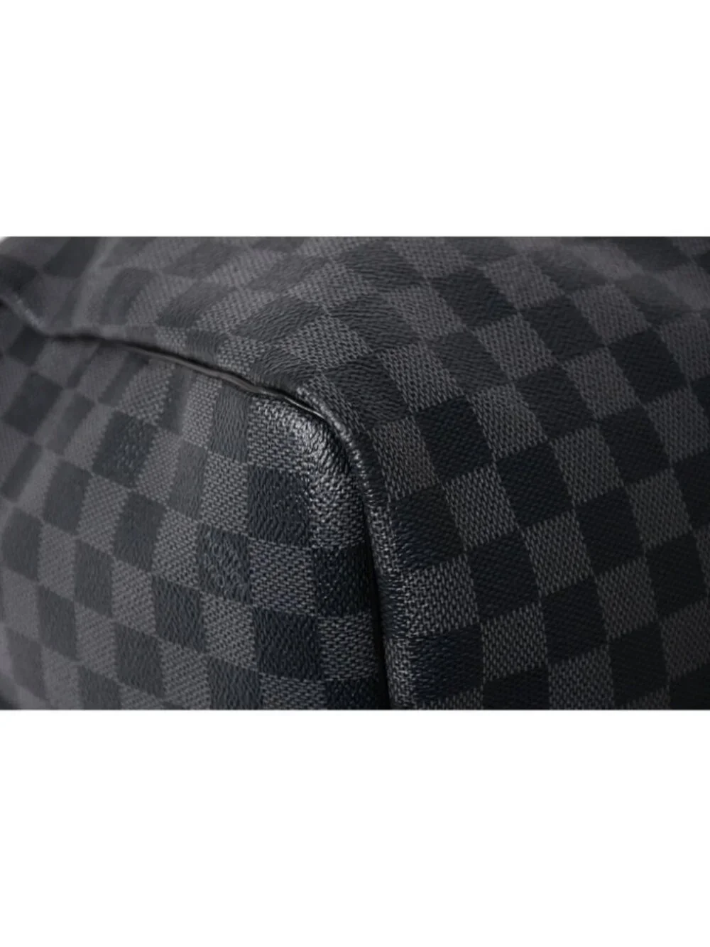Louis Vuitton Keepall Bandouliere 55 Boston Bag Damier Graphite Black